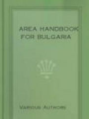 Area Handbook For Bulgaria
