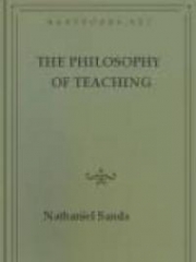 The Philosophy of Teaching