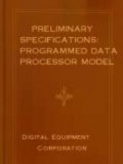 Preliminary Specifications: Programmed Data Processor Model Three
