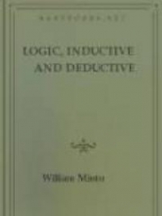 Logic, Inductive And Deductive