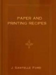 Paper and Printing Recipes