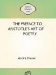 The Preface To Aristotle's Art Of Poetry