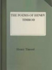 The Poems Of Henry Timrod